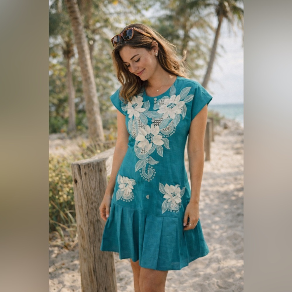 Vintage 1960s Resort Wear Dress